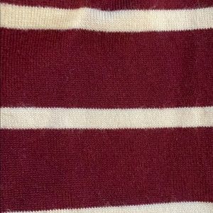 Sweaters - Maternity Burgundy Striped Sweater Sweaters - Maternity Burgundy Striped Sweater